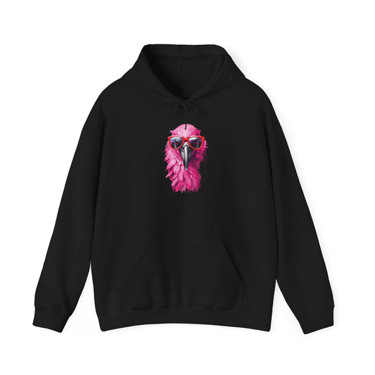 Cool Flamingo Sunglasses Shirt - Tropical Pink Bird Graphic Tee — Hoodie