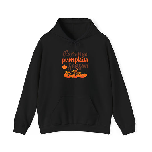 Flamingo Pumpkin Season Shirt - Whimsical Fall Autumn Tropical Tee — Hoodie