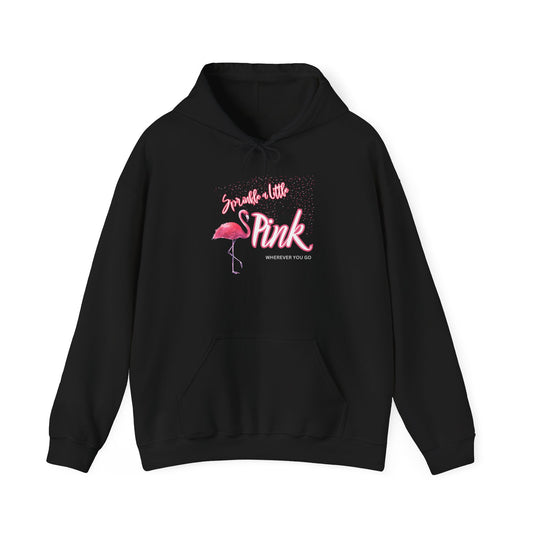 Sprinkle a Little Pink Flamingo Tropical Watercolor Shirt for Women — Hoodie
